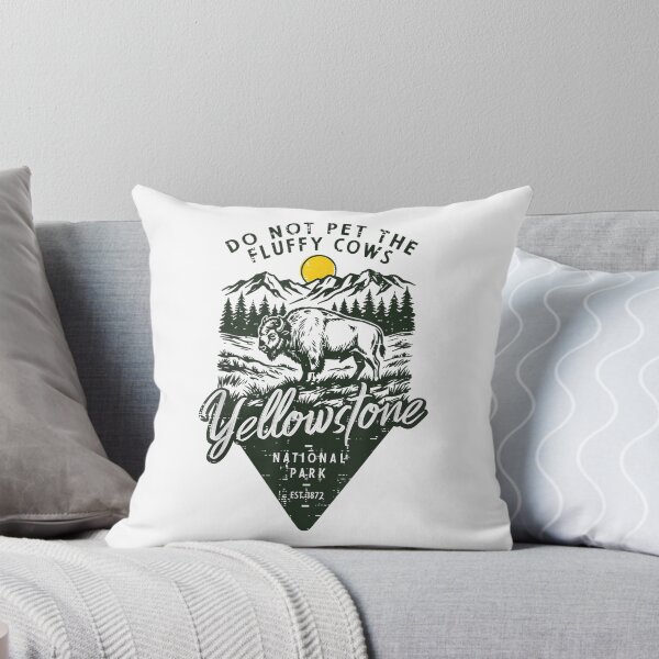 Item preview, Do Not Pet Fluffy Cows Yellowstone National Park Men Women designed and sold by DunciOcukino.