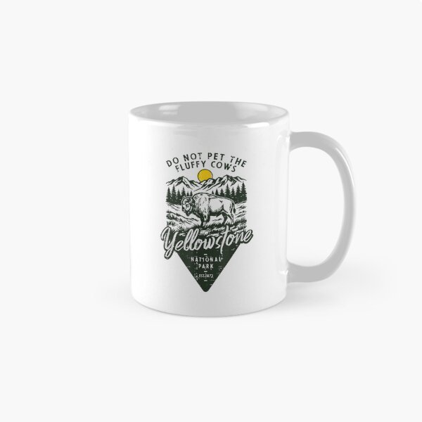 Item preview, Do Not Pet Fluffy Cows Yellowstone National Park Men Women designed and sold by DunciOcukino.