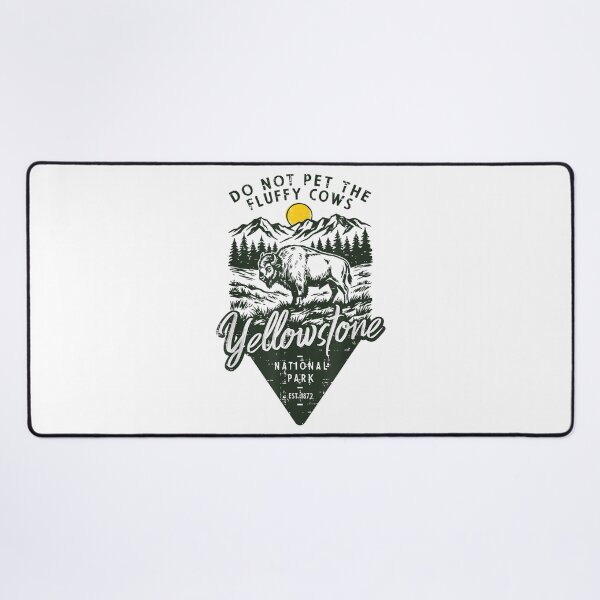 Item preview, Do Not Pet Fluffy Cows Yellowstone National Park Men Women designed and sold by DunciOcukino.