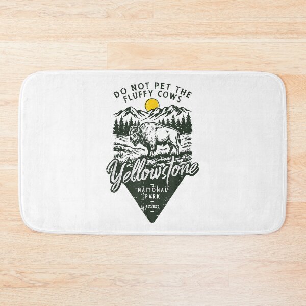 Item preview, Do Not Pet Fluffy Cows Yellowstone National Park Men Women designed and sold by DunciOcukino.