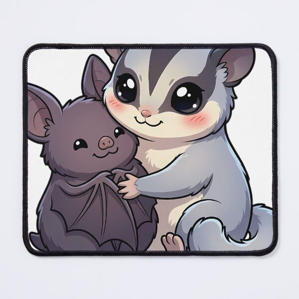 Item preview, Cute Sugar Glider Hugging Halloween Bat designed and sold by pumsquare.