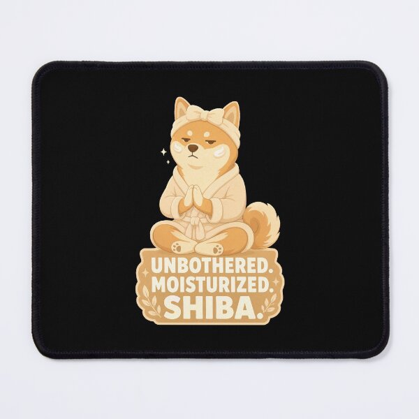 Item preview, Japanese Culture Unbothered Moisturized Shiba Inu Zen Dog designed and sold by Uglyandcute.