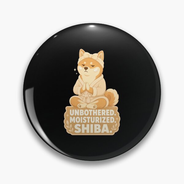 Item preview, Japanese Culture Unbothered Moisturized Shiba Inu Zen Dog designed and sold by Uglyandcute.