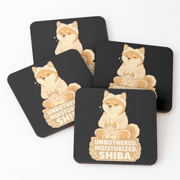 Item preview, Japanese Culture Unbothered Moisturized Shiba Inu Zen Dog designed and sold by Uglyandcute.