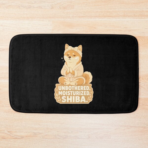 Item preview, Japanese Culture Unbothered Moisturized Shiba Inu Zen Dog designed and sold by Uglyandcute.