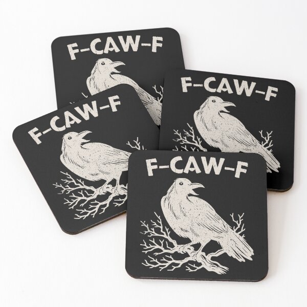 Item preview, F-CAW-F - Funny Raven designed and sold by mashaqwenty.