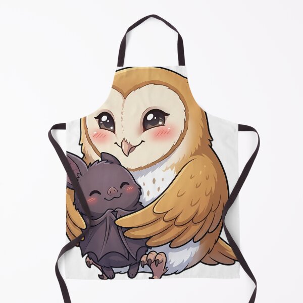 Item preview, Cute Barn Owl Hugging Halloween Bat designed and sold by pumsquare.