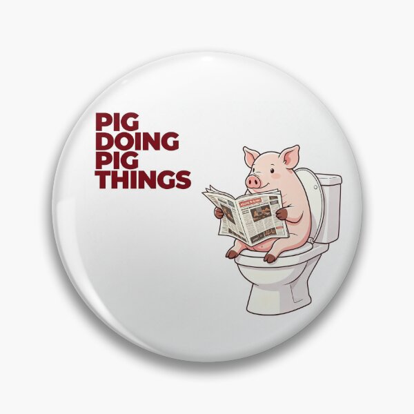Item preview, Pig Doing Pig Things designed and sold by PabloF-Arte.