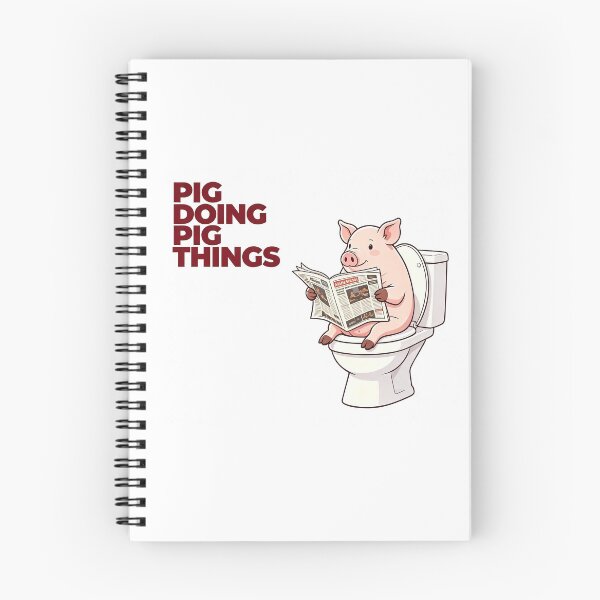 Item preview, Pig Doing Pig Things designed and sold by PabloF-Arte.