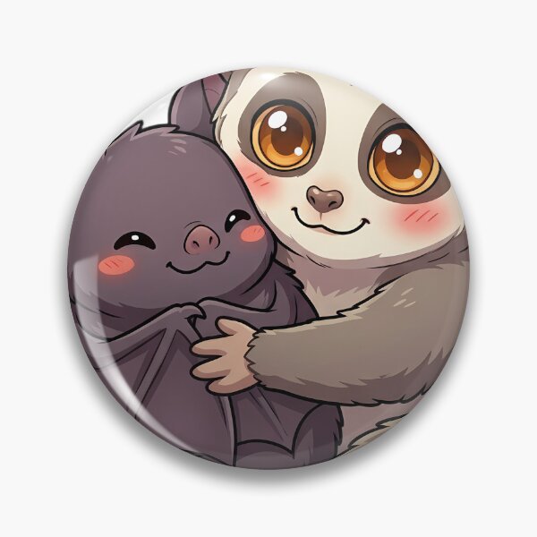 Item preview, Cute Slow Loris Hugging Halloween Bat designed and sold by pumsquare.