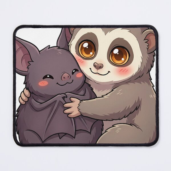 Item preview, Cute Slow Loris Hugging Halloween Bat designed and sold by pumsquare.