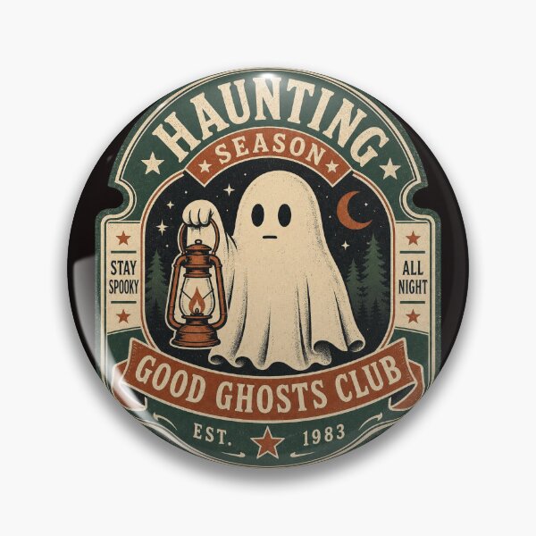 Item preview, Haunting Season Good Ghosts Club Vintage Spooky Art designed and sold by Altitude Studio Co.