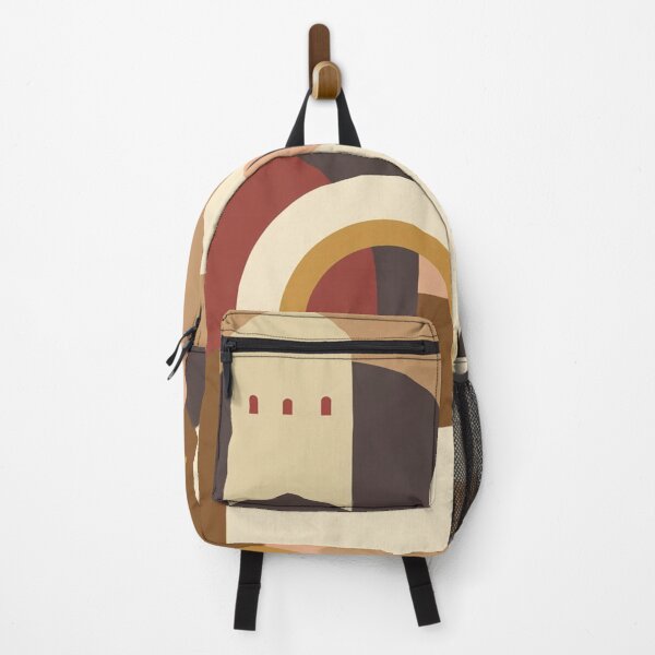 Item preview, Desert Archway Abstract - Scandinavian Terracotta Wall Art designed and sold by nhk999.