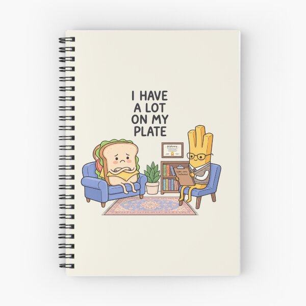 Item preview, I Have a Lot on My Plate | Funny Sandwich Food Humor designed and sold by MrDev.