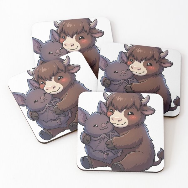 Item preview, Cute Baby Yak Hugging Halloween Bat designed and sold by pumsquare.
