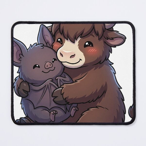 Item preview, Cute Baby Yak Hugging Halloween Bat designed and sold by pumsquare.