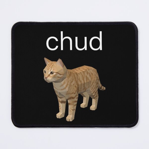 Item preview, Chud Tabby Cat Funny Low Poly 3D Gaming Meme designed and sold by DunciOcukino.