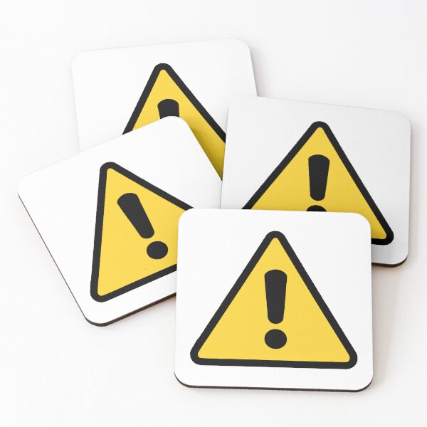 Item preview, Yellow Caution Warning Exclamation - Street Sign Triangle designed and sold by mashaqwenty.
