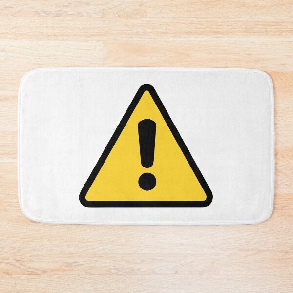 Item preview, Yellow Caution Warning Exclamation - Street Sign Triangle designed and sold by mashaqwenty.