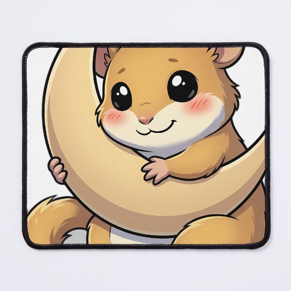 Item preview, Cute Dormouse Hugging Crescent Moon designed and sold by pumsquare.