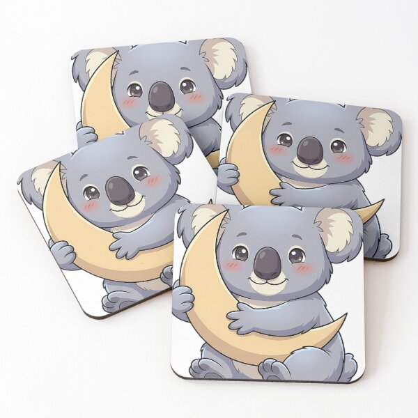 Item preview, Cute Koala Hugging Crescent Moon designed and sold by pumsquare.