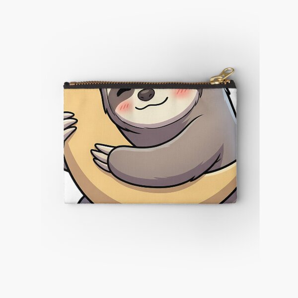 Item preview, Cute Sloth Hugging Crescent Moon designed and sold by pumsquare.