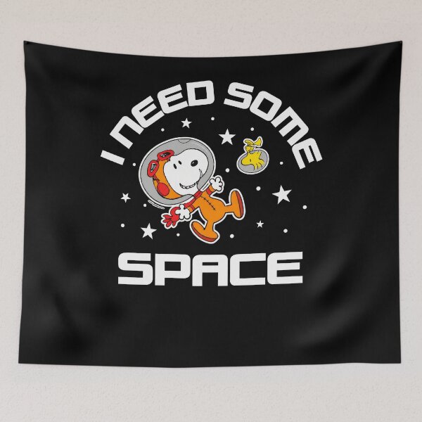 Item preview, Snoopy Astronaut I Need Some Space Peanuts  designed and sold by LittleMamastore.