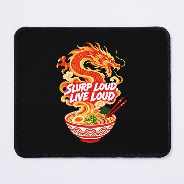 Item preview, Japanese Culture Ramen Dragon Slurp Loud Live Loud Japanese Food designed and sold by Uglyandcute.
