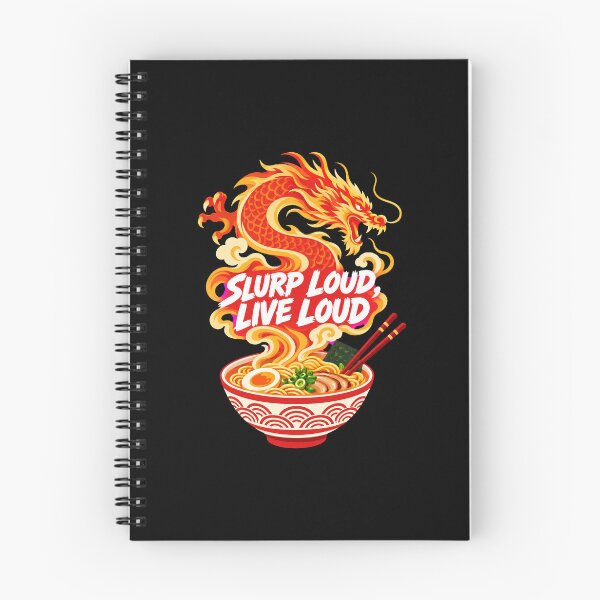Item preview, Japanese Culture Ramen Dragon Slurp Loud Live Loud Japanese Food designed and sold by Uglyandcute.