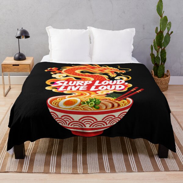 Item preview, Japanese Culture Ramen Dragon Slurp Loud Live Loud Japanese Food designed and sold by Uglyandcute.