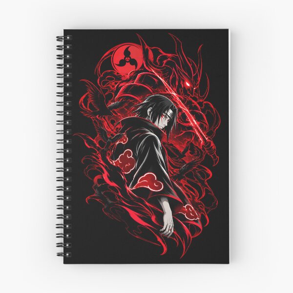 Artikelvorschau, Itachi Uchiha Susanoo Akatsuki Rote Anime-Kunst entworfen und verkauft von QubekShop.