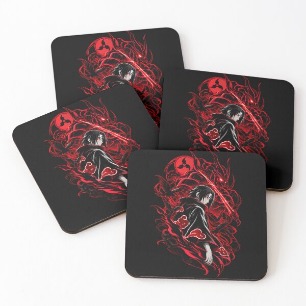 Item preview, Itachi Uchiha Susanoo Akatsuki Red Anime Art designed and sold by QubekShop.