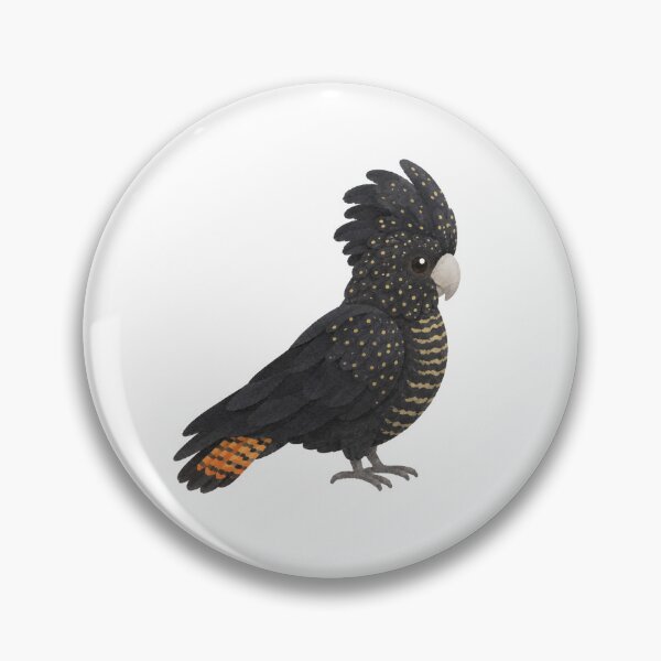 Item preview, Glossy Black Cockatoo designed and sold by NoisyPitta.