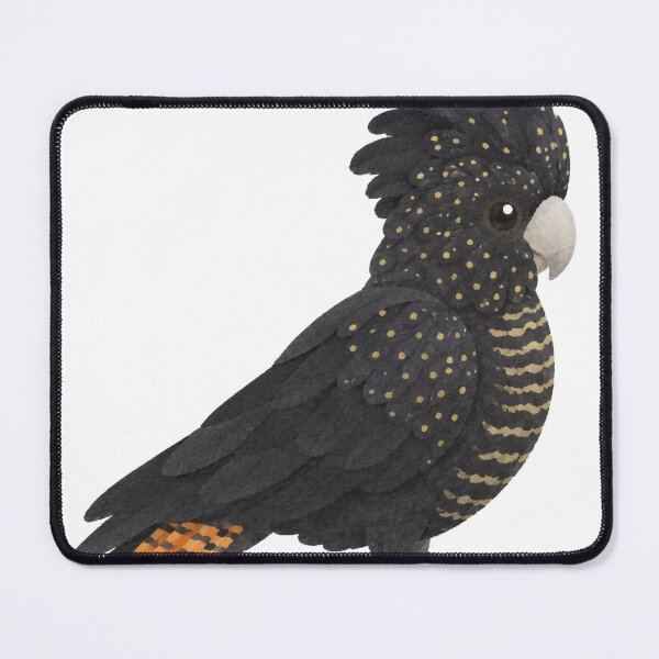 Item preview, Glossy Black Cockatoo designed and sold by NoisyPitta.