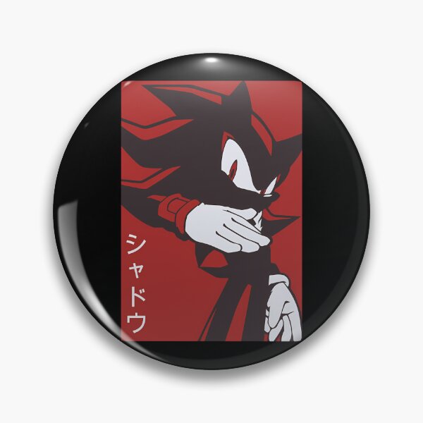Item preview, Normal-Black-Shadow-Hedgehog-Anime-Manga-Style-Background-Red designed and sold by hecoram4.