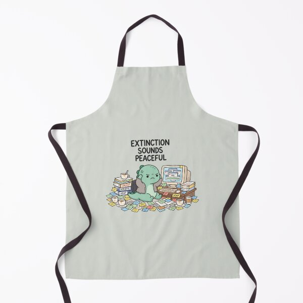 Item preview, Extinction Sounds Peaceful | Funny Dinosaur Work Burnout designed and sold by MrDev.