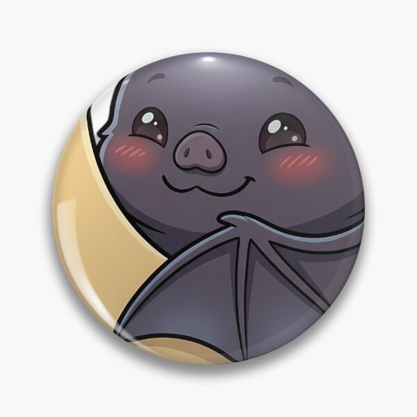 Item preview, Cute Plump Bat Hugging Crescent Moon designed and sold by pumsquare.