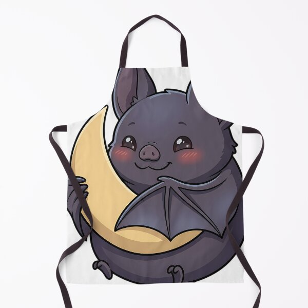 Item preview, Cute Plump Bat Hugging Crescent Moon designed and sold by pumsquare.