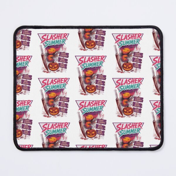 Item preview, Slasher Summer Camp 80s Retro Synthwave Horror Lake Art designed and sold by Morbiusshop.