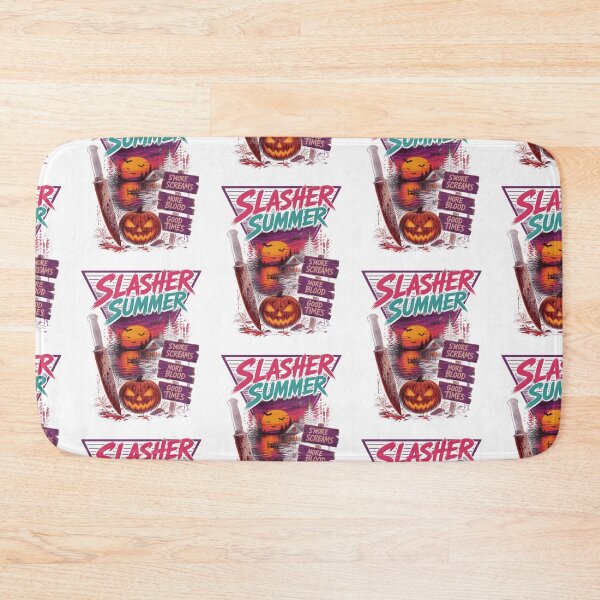 Item preview, Slasher Summer Camp 80s Retro Synthwave Horror Lake Art designed and sold by Morbiusshop.