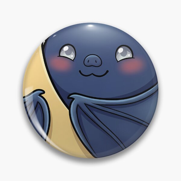 Item preview, Cute Midnight Blue Bat Hugging Half Moon designed and sold by pumsquare.