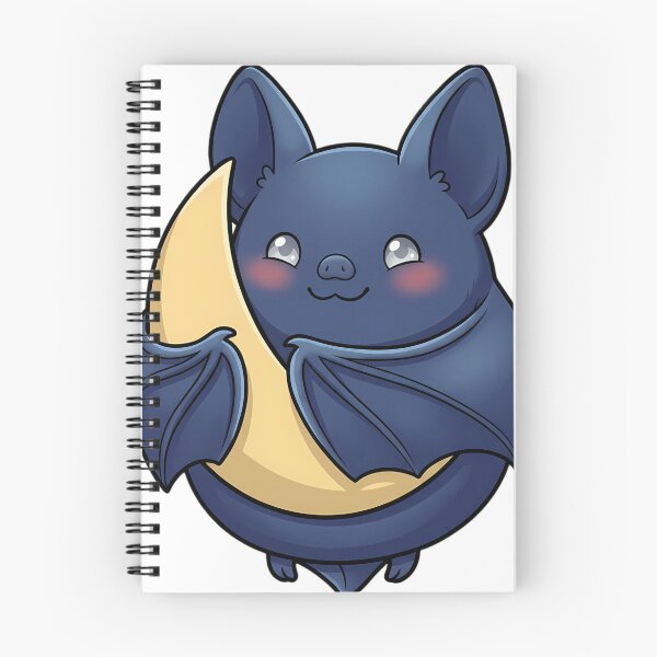 Item preview, Cute Midnight Blue Bat Hugging Half Moon designed and sold by pumsquare.