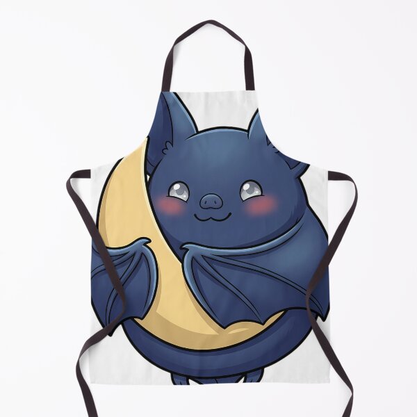 Item preview, Cute Midnight Blue Bat Hugging Half Moon designed and sold by pumsquare.
