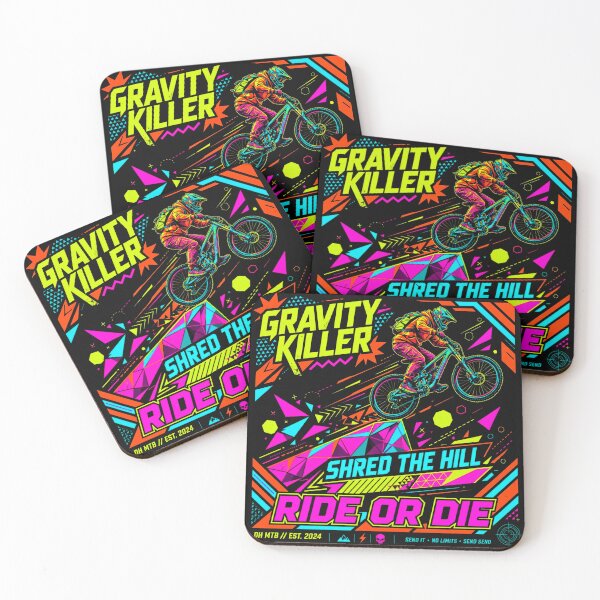 Item preview, Cheerful design with vibrant colors for downhill MTB fans. designed and sold by UrbanTRIP.