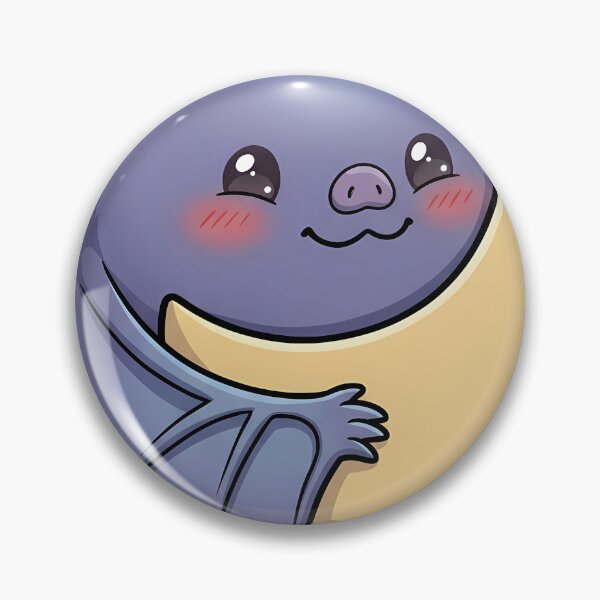 Item preview, Cute Dusty Violet Bat Hugging Gibbous Moon designed and sold by pumsquare.