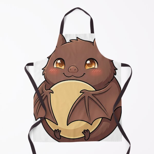 Item preview, Cute Cocoa Brown Bat Hugging Full Moon designed and sold by pumsquare.