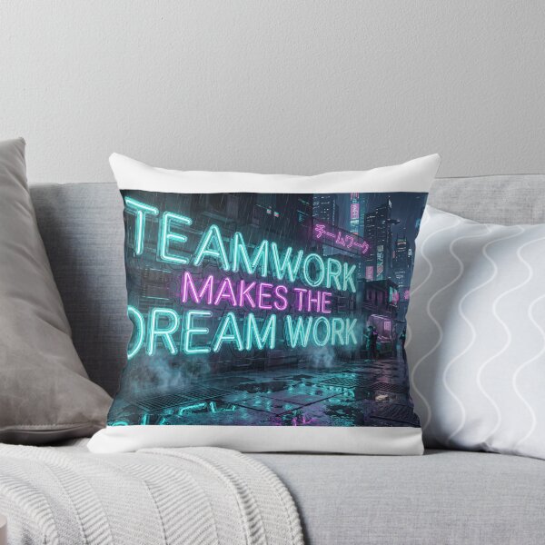 Item preview, Neo-Tokyo Night: Teamwork Makes the Dream Work designed and sold by Zen Motif Japan.