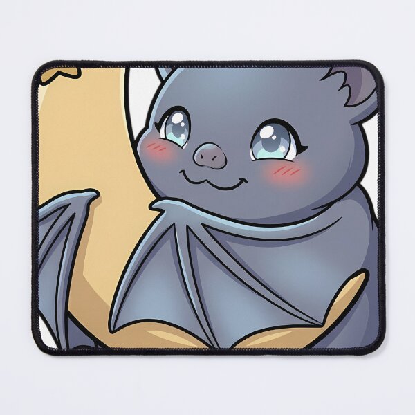 Item preview, Cute Smoke Grey Bat Hugging Starred Crescent Moon designed and sold by pumsquare.