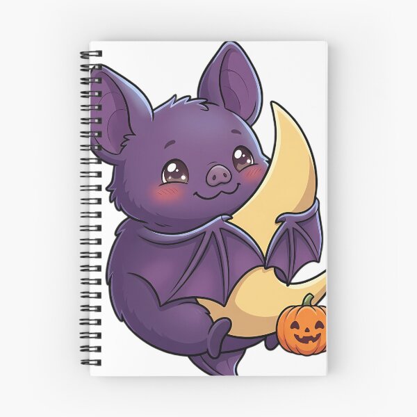 Item preview, Cute Blackberry Purple Bat Hugging Pumpkin Moon designed and sold by pumsquare.