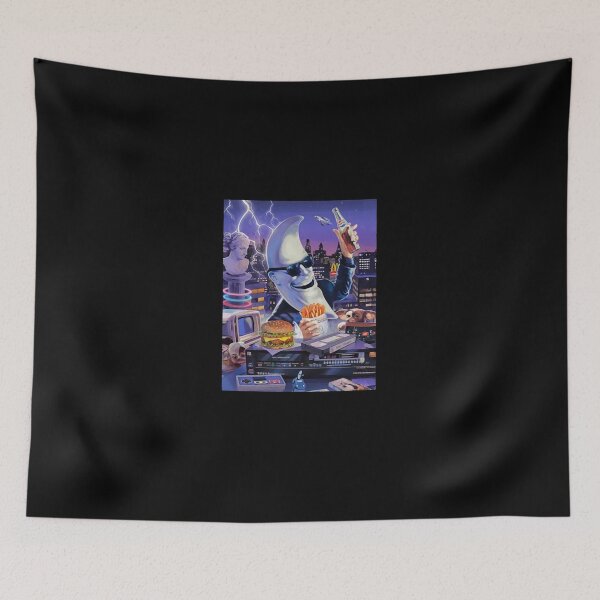 Item preview, Retro 1980s Neon Synthwave Moon Fast Food Art designed and sold by levynmarjwa.